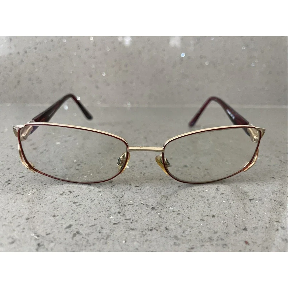 Sophia Loren M222 Eyeglasses FRAMES ONLY Zyloware 077 55-17-135 Red Full rim